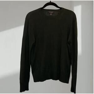 Banana Republic Silk-Cashmere Crewneck Sweater – Dark Green (Men’s S)